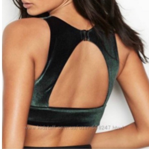 NEW Victoria Sport green top open back size:L - Picture 2 of 12